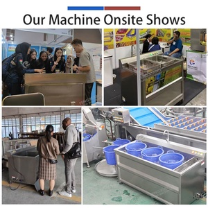 Laveur à ultrasons à ozone et à bulles pour légumes et fruits en acier inoxydable à double cuve avec paniers - Product Image 2