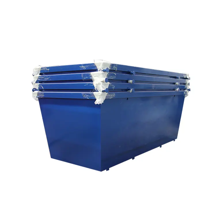Hot Sale Outdoor Galvanized Steel Mobile Container For Solid Waste Recycling Skip Bins