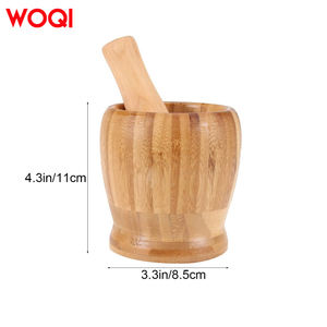 Wooqi-עשוי מרגמה טבעית קטנה, כלי לעטוף עבור שחיקה תבלינים - Product Image 2