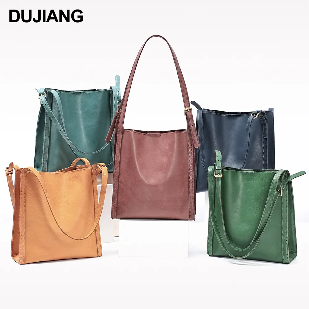 Fashion Ladies Handbag Luxury Custom Genuine Leather Women Tote Bag Hobo Bags Women Shoulder Bag