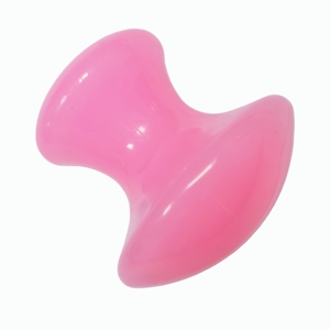 Outil de massage en résine rose en forme de champignon pour le dos, idéal pour la relaxation musculaire et la réduction des gonflements. - Product Image 4