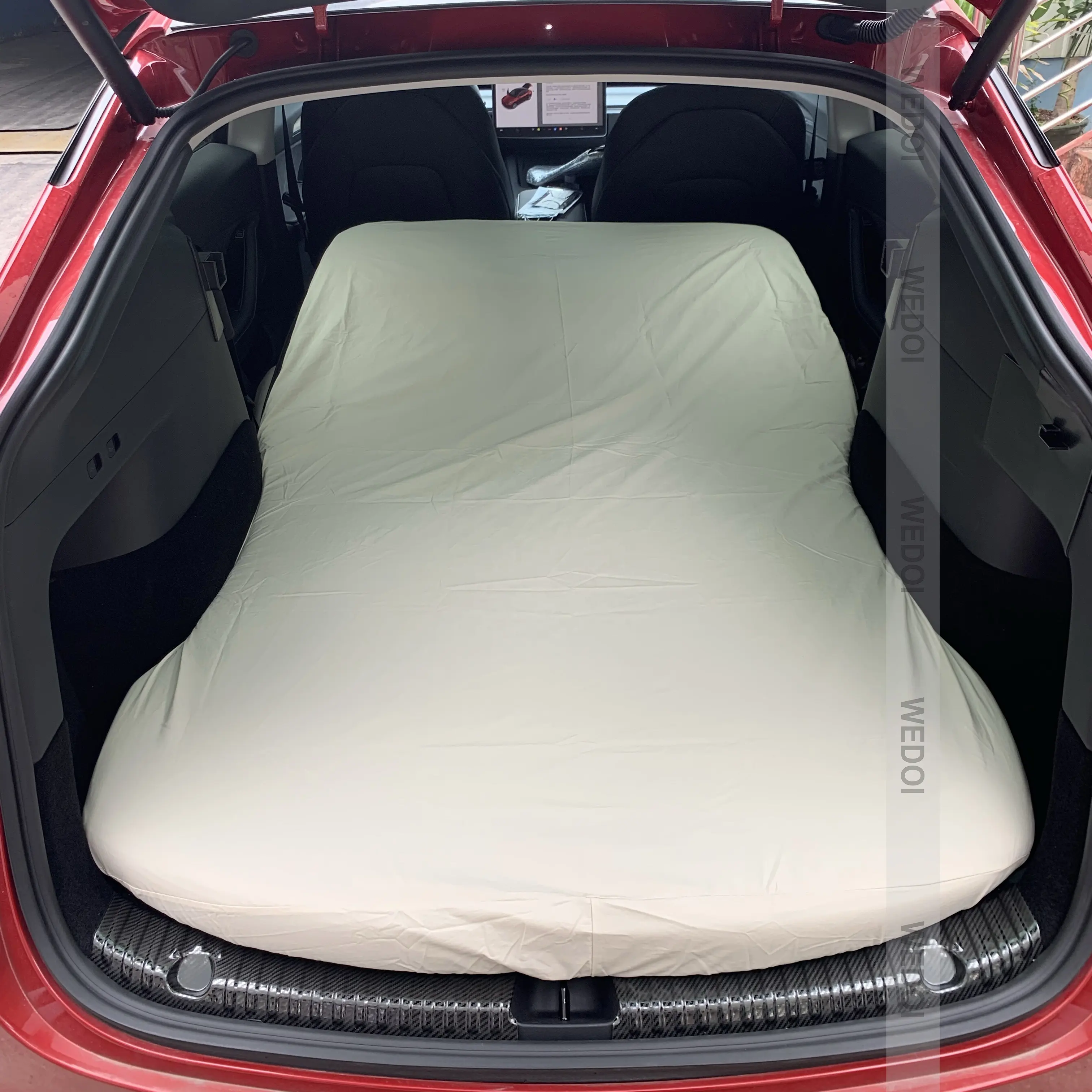 Pour modèle Y 2022 lit de voyage matelas mémoire coton coussin utilisation pour Camping voyage randonnée voiture accessoires