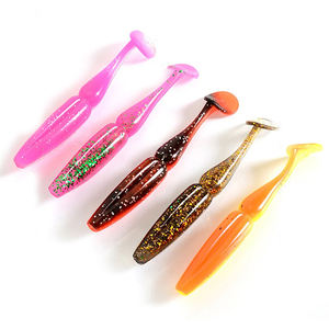 Guosong nouveauté grand jeu 11.5cm/12.3g Easy Shiner One up Shad leurres en plastique souple appâts de pêche pour bar brochet <span class=keywords><strong>truite</strong></span> - Product Image 2