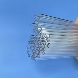 Tubes rigides en plastique transparent de qualité médicale jetables de précision extrudés en usine