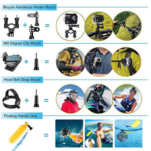 Kit de Sangle de Fixation 26-en-1 de Haute Qualité Compatible avec les Caméras d'Action GoPro Hero 9-12 - Product Image 4