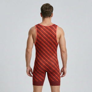 Combinaisons de lutte personnalisées à sublimation, séchage rapide, extensibles en spandex, respirantes, uniformes de lutte pour hommes et jeunes - Product Image 2