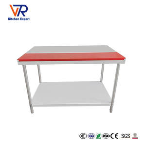 Établi commercial en acier inoxydable VICTORY avec haftplatte SS table de travail équipement de restauration pour autres fournitures d'hôtel - Product Image 2