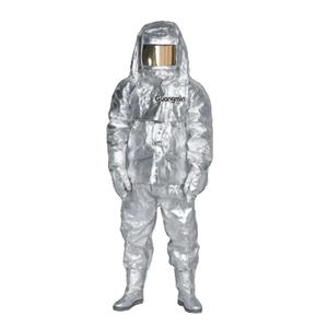 Abbigliamento ignifugo tute da vigile del fuoco tra cui pantaloni giacca da pompiere guanti stivali - Product Image 5