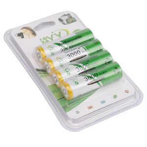 แบตเตอรี่ OEM แบบชาร์จได้ ขนาด AA 3000 มิลลิแอมป์ 1.2 โวลต์ - Product Image 3