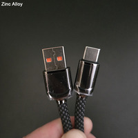 Cables USB a 8 Pines con Trenzado de Nailon Ultra Duradero, Apagado Automático de Alta Corriente de 2 Amperios