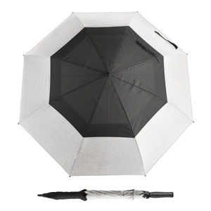 Auto Open Pongee Golf <b>Umbrella</b> 130cm Diameter Glass Fiber Ribs Lightweight Portable for Travel Business Events Ergonomic EVA - Product Image 1