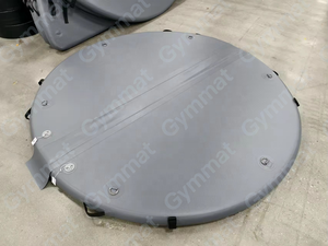 Couverture de piscine <span class=keywords><strong>gonflable</strong></span> portable et pliable, ronde, en Drop Stitch, taille et couleur personnalisables, pour bassin de bain, usine chinoise - Product Image 5