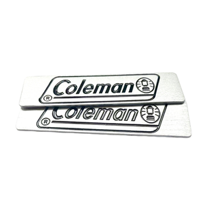 <span class=keywords><strong>Plaque</strong></span> de nom en métal avec logo personnalisé, étiquette en métal, autocollant en aluminium auto-adhésif, étiquette gravée écologique brossée - Product Image 4