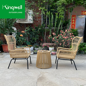 Foshan fabbrica <span class=keywords><strong>esterno</strong></span> in alluminio PE Rattan Lounge set comodi mobili <span class=keywords><strong>da</strong></span> <span class=keywords><strong>giardino</strong></span> moderni per uso pranzo e magazzino - Product Image 3