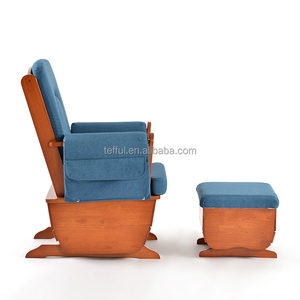 Fauteuil à bascule pour allaitement et maternité avec repose-pieds - Product Image 3