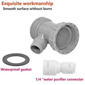 Raccord de sortie d'évier pour eaux usées avec connecteur rapide 1/4 pouce pour tuyau de vidange, adaptateur de tuyau de vidange d'évier de cuisine - Product Image 3