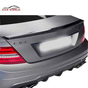 Alerón Trasero de Fibra de Carbono Real para Benz Clase C W204 C180 C200 C300 2009-2014, Alerón Trasero para Maletero, Nuevo Parachoques, Accesorios para Automóviles - Product Image 3