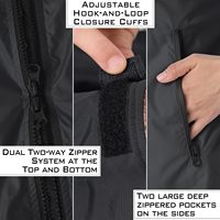 Veste bomber d'hiver BKD OEM pour enfants, coupe-vent, doublure en sherpa, unisexe, polyester, séchage rapide, lavage en machine, veste oversize pour jeunes