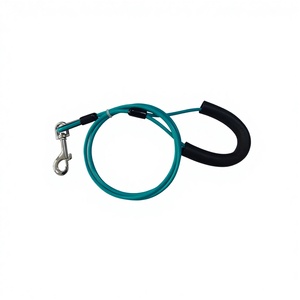 เชือกลูกสุนัขสายจูงสุนัขคู่เดิน 2 สุนัขสองตัวสายจูงเดียวหลากสีไนลอนตะขอคู่สายจูงการฝึกอบรมสัตว์เลี้ยง - Product Image 2