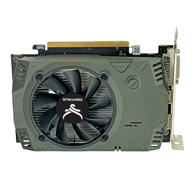 CENTAUR RX550 4G Low Profile Desktop Laptop Workstation VGA GPU Fan AMD Radeon RX 550 4GB GDDR5 Video Memory PCI Express New