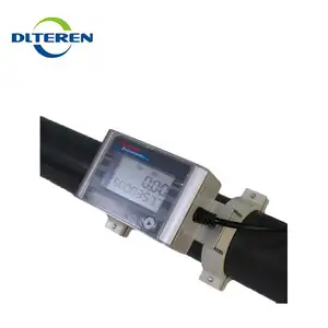 Ultrasonic flow rate sensor clamp on flowmeter ultrasound water flow controller