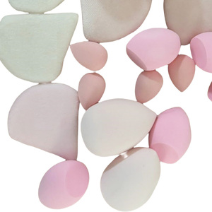 3D vẻ đẹp da chết tự nhiên rửa mặt miếng bọt biển hình bầu dục tẩy tế bào chết hạnh phúc Spa làm sạch mặt miếng bọt biển - Product Image 2