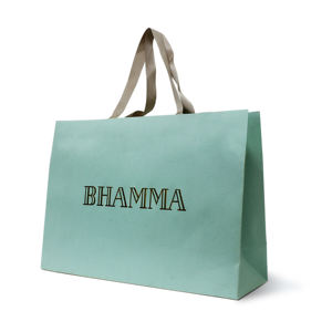 Bolsa de compras de regalo de lujo con diseño de logotipo personalizado impreso único de fábrica de alta calidad para ropa - Product Image 2