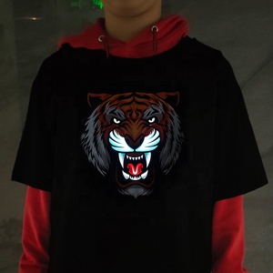 เสื้อปาร์ตี้ผ้าฝ้าย 100% ไฟ LED กระพริบ เทคโนโลยีใหม่ปี <span class=keywords><strong>2022</strong></span> - Product Image 4