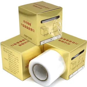 Hadiyah Factory Tattoo Numbing Cream Cover Film Wrap Clear Tattoo Cling Film for Microblading Eyebrow Plastic Wrap Cover Film