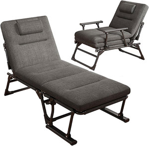 Mới gấp ngủ Ghế gấp bọt Chaise phòng chờ Ghế Để Ngày giường - Product Image 1