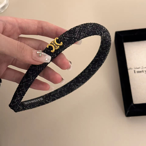 Serre-têtes personnalisables de couleur unie, style doux, écologiques, durables, doux, élastiques et flexibles pour femmes - Product Image 4