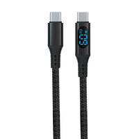 Câble HYTO Retail Package Led Display Type C vers Type C PD 60W Chargeur rapide tressé