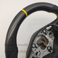 Roue de performance M en cuir perforé en Fiber de carbone personnalisée en usine pour volant de voiture BMW série 3 E90 E92