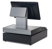 Sistema POS YueCool T17 Usado con Pantalla Táctil Capacitiva, Bluetooth/Wi-Fi Inalámbrico, Caja Registradora para Supermercado