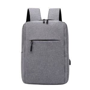 Laptop <b>Backpack</b> For Business Travel With <b>Computer</b> Interlayer And USB Charging Port Unisex Gray - Product Image 1