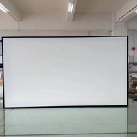 TELON 120 pouces usage domestique cadre de lunette étroite PVC blanc mur souple cadre fixe projecteur écran de Projection