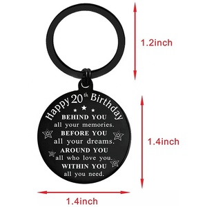 Figlia per mamma padre portachiavi regalo io sarò sempre il tuo portachiavi bambina miglior papà regalo di compleanno mamma figlia portachiavi - Product Image 5