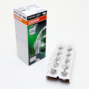 Lampadina Alogena <span class=keywords><strong>OSRAM</strong></span> per Camion 7511 24V P21W BA15s Longlife - Product Image 1
