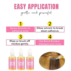 Sky sky — dissolvant de colle pour dentelle 30ml, produit de certifié privée, pour salon de coiffure, toupet, perruque de maison - Product Image 6