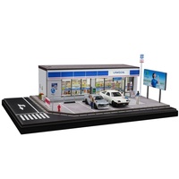 1:64 Miniatur Toko Kelontong untuk Program Tema dan Kemasan Label Pribadi OEM