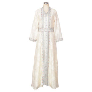 Fabrication sur mesure pour femmes robe de soirée Eid arabe musulmane robe avec sous-vêtements 2 pièces ensemble caftan marocain dubai ramadan robe usine - Product Image 5