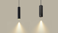 Lustre Moderne Antique Hauts Plafonds Suspension Cylindrique Lumière Morden Cuisine Éclairage Lustre Moderne Luxe pour la Maison