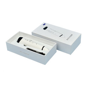 Scatole di <span class=keywords><strong>seguire</strong></span> disegno squisito saturi logo testo contro bianco di carta, prodotti elettronici scatola di imballaggio con isolati coperchio - Product Image 6