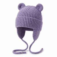 Gorro Infantil Unisex de Algodón Tejido a Mano, Grueso, Cálido, Ecológico, Transpirable, Absorbente de Sudor, Deportivo, para Exteriores, Personalizable