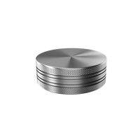 BAS quantité minimale de commande Vente en gros 55MM 2 pièces Accessoires pour fumeurs Broyeur d'herbes personnalisées en métal pour épices tabac