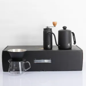 コーヒーセットギフトバッグセットドリップグースネックケトルコーヒーv60コーヒーセット304