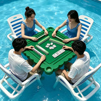 Table de mahjong flottante légère et durable en EVA, imperméable, pour le divertissement au bord de la piscine, du lac ou de la plage