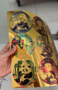 Tarjeta de Arte con Lámina de Oro de 24K, Diseño de Dioses Indios, Pintura Folclórica 3D, Recuerdo Decorativo de Colección - Product Image 3