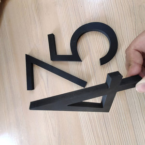 Wholesale Custom Large Floating Exterior Black White PVC <strong>House</strong> <strong>Number</strong> Sign For Building Business Home - Product Image 4