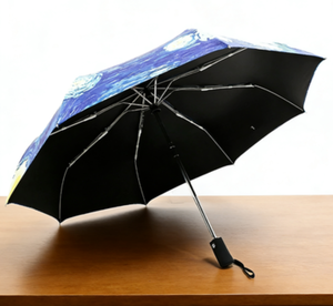 Parapluie pliant 3 sections léger de 21 pouces, de haute qualité, personnalisé avec logo, promotionnel, pas cher, fabriqué en Chine, vente en gros - Product Image 4